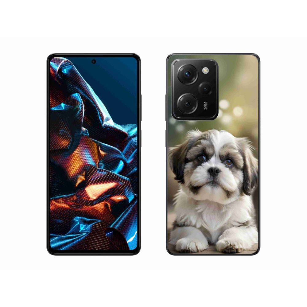 Gél borítás mmCase a Xiaomi Poco X5 Pro számára - aranyos shih-tzu