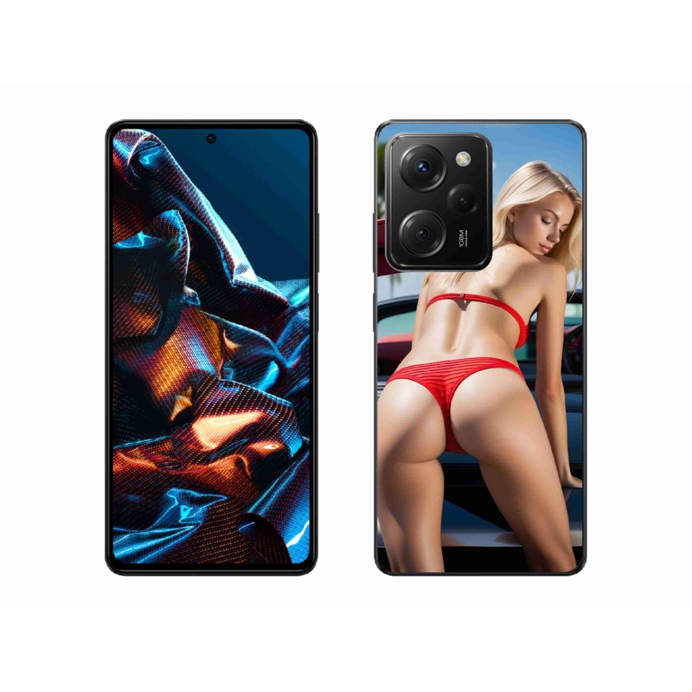Gél borítás mmCase a Xiaomi Poco X5 Pro számára - szexi nő 2