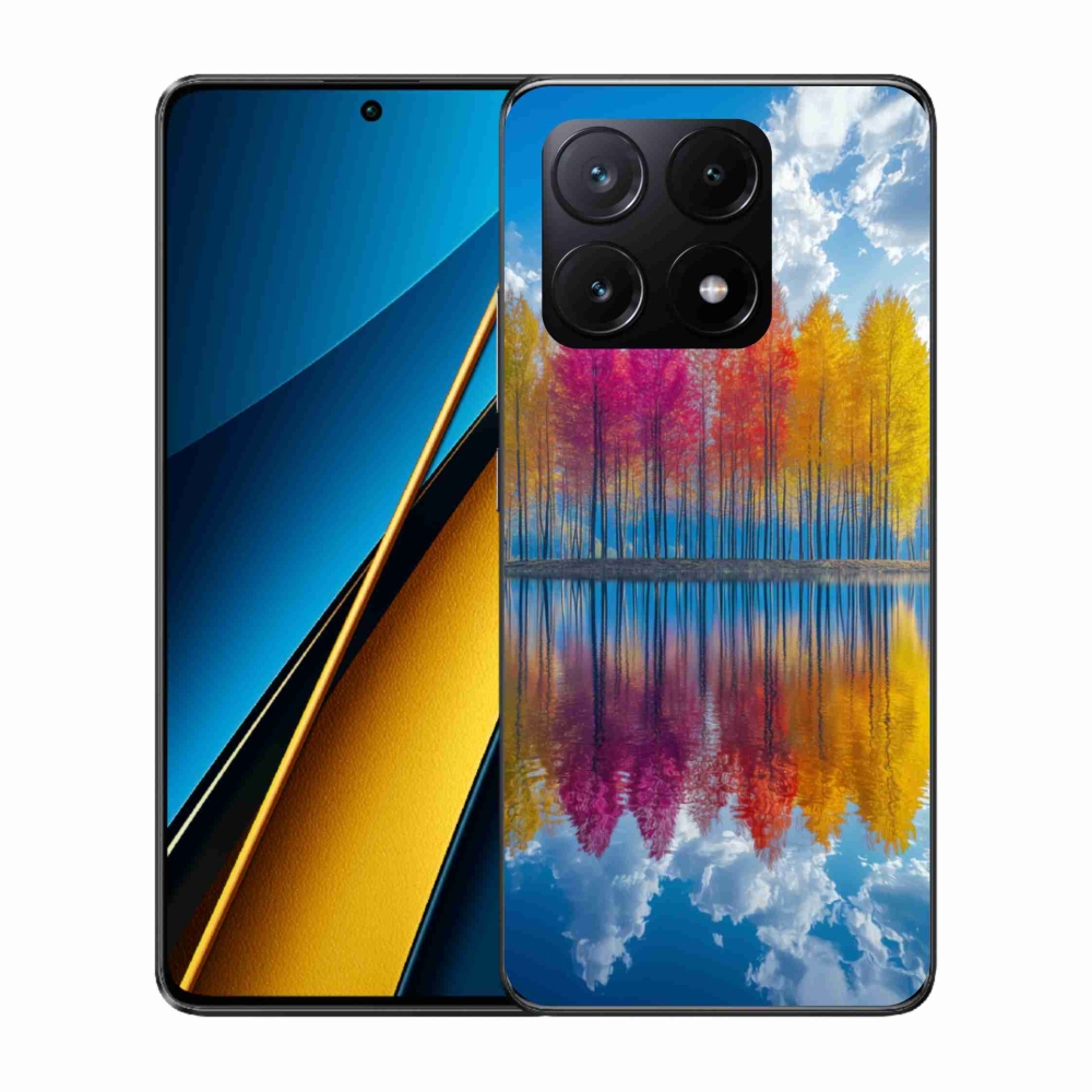 Gél borítás mmCase a Xiaomi Poco X6 Pro 5G számára - színes fák