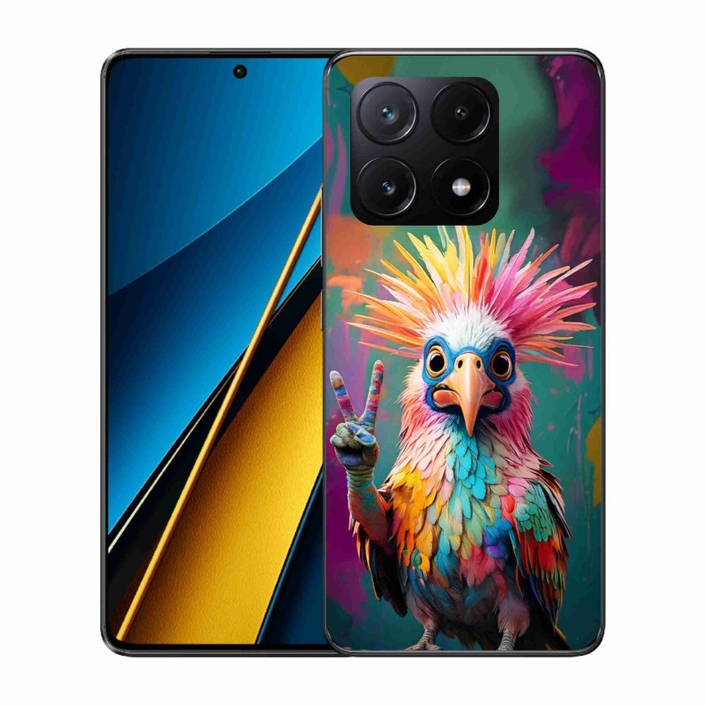 Gél borítás mmCase a Xiaomi Poco X6 Pro 5G számára - színes lázadó