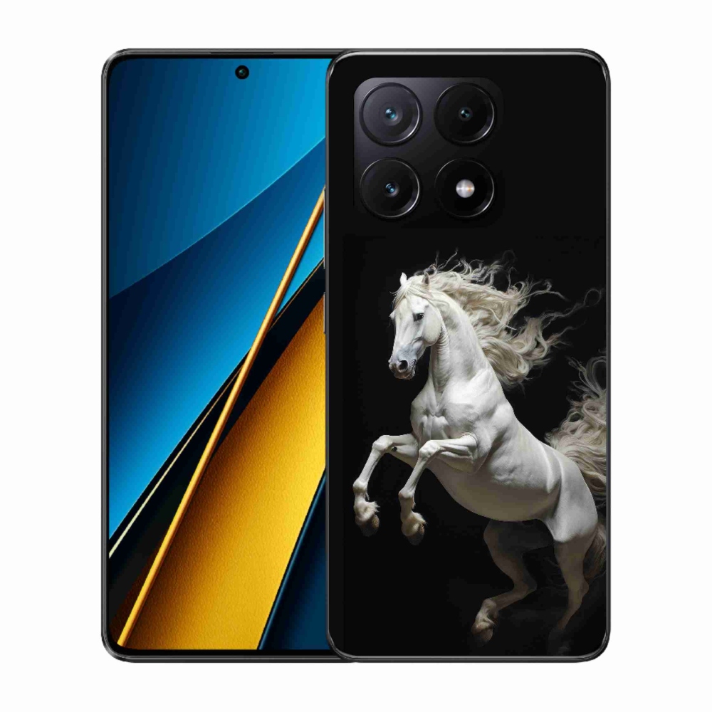 Gél borítás mmCase a Xiaomi Poco X6 Pro 5G-hez - fehér ló 4