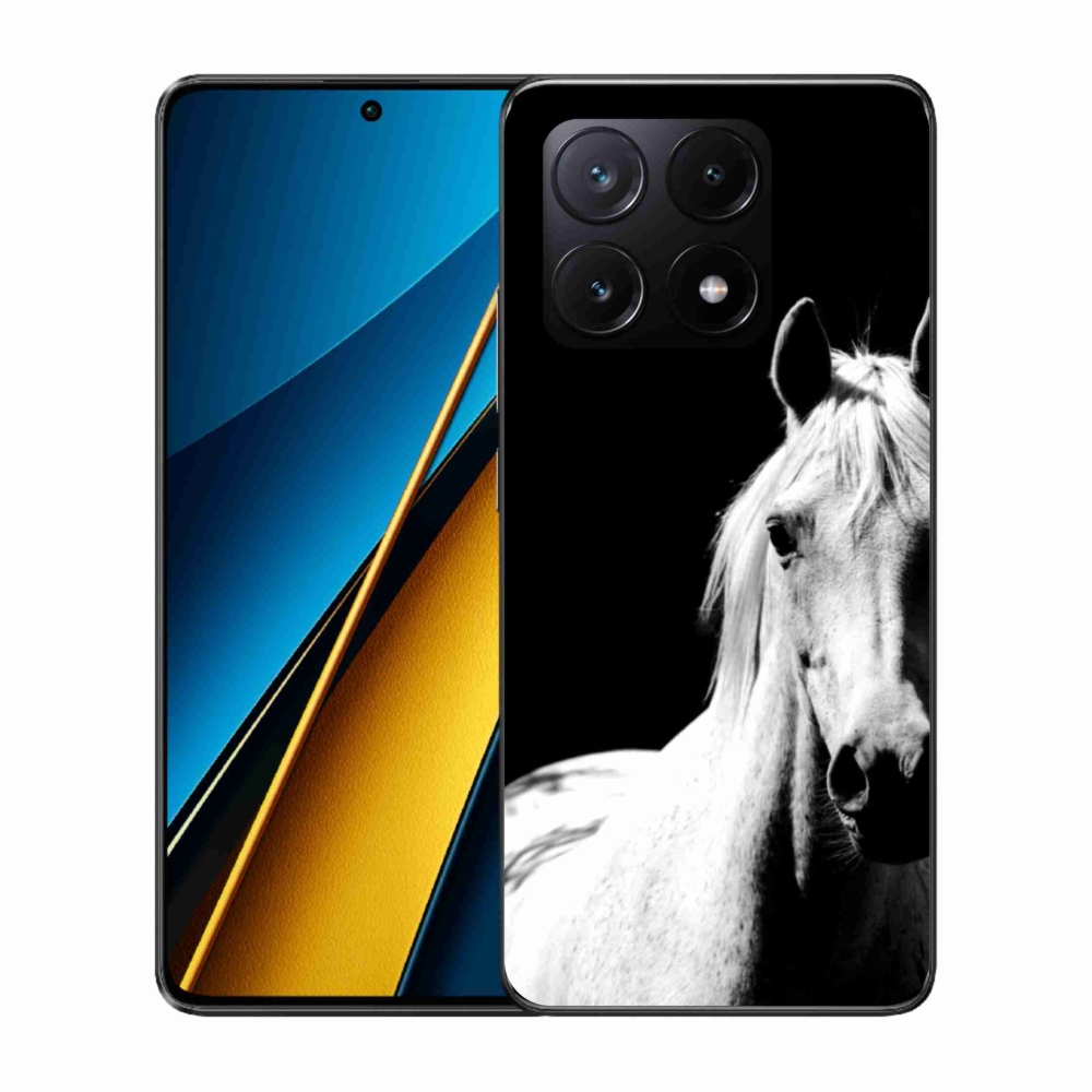 Gél borítás mmCase a Xiaomi Poco X6 Pro 5G-hez - fehér ló 5