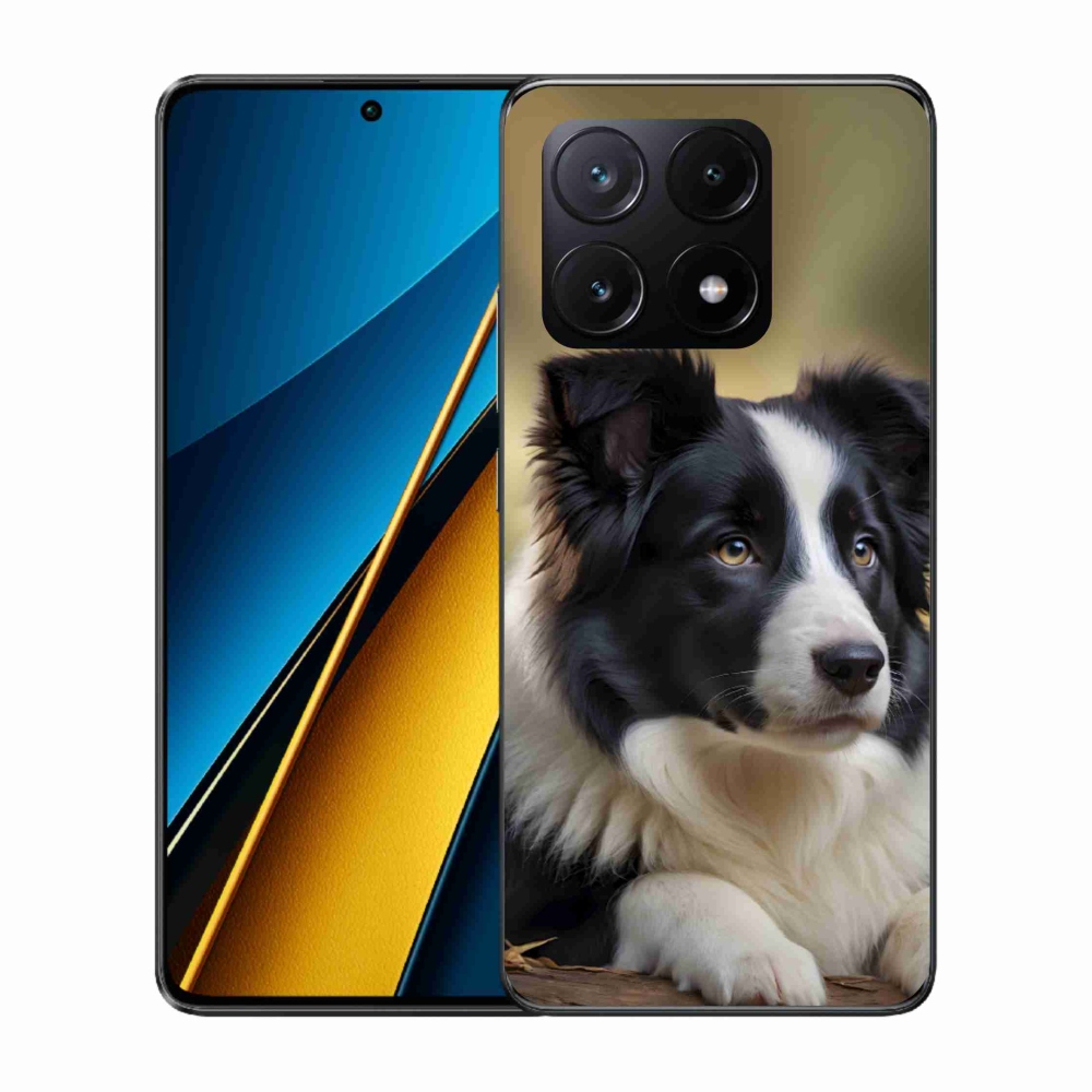 Gél borító mmCase a Xiaomi Poco X6 Pro 5G-hez - border colie 2