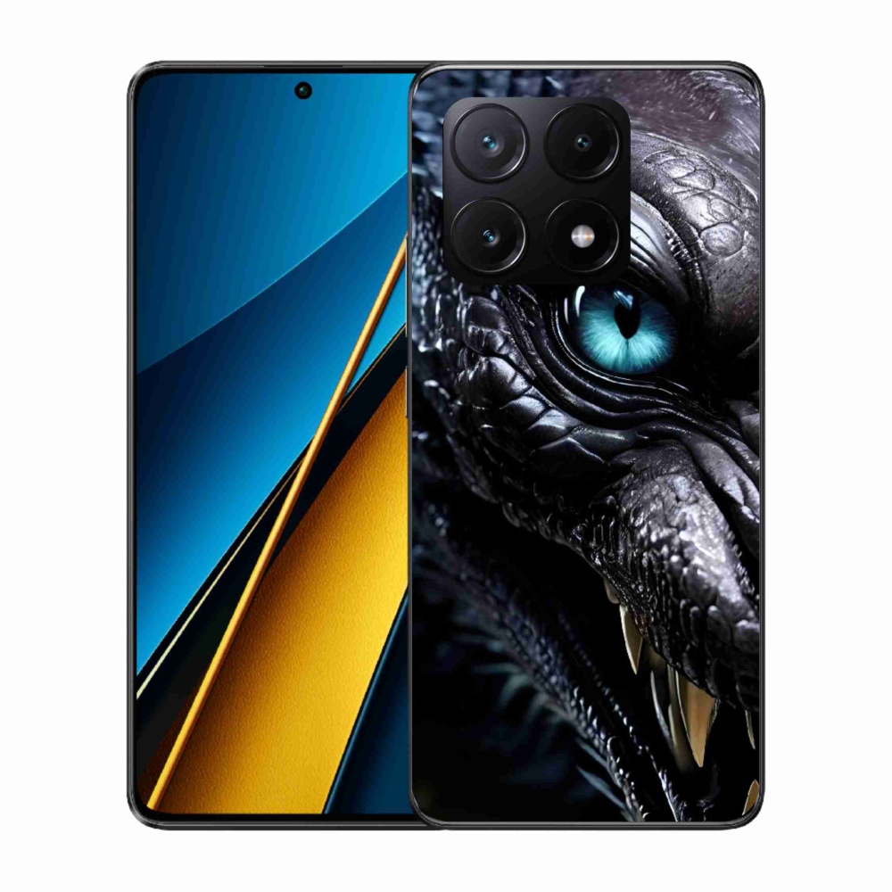 Gél borítás mmCase a Xiaomi Poco X6 Pro 5G számára - sárkány nézet