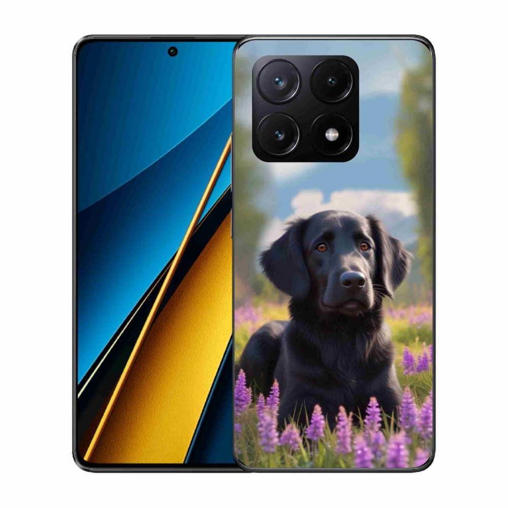 Gél borítás mmCase a Xiaomi Poco X6 Pro 5G-hez - elegáns fekete retriever