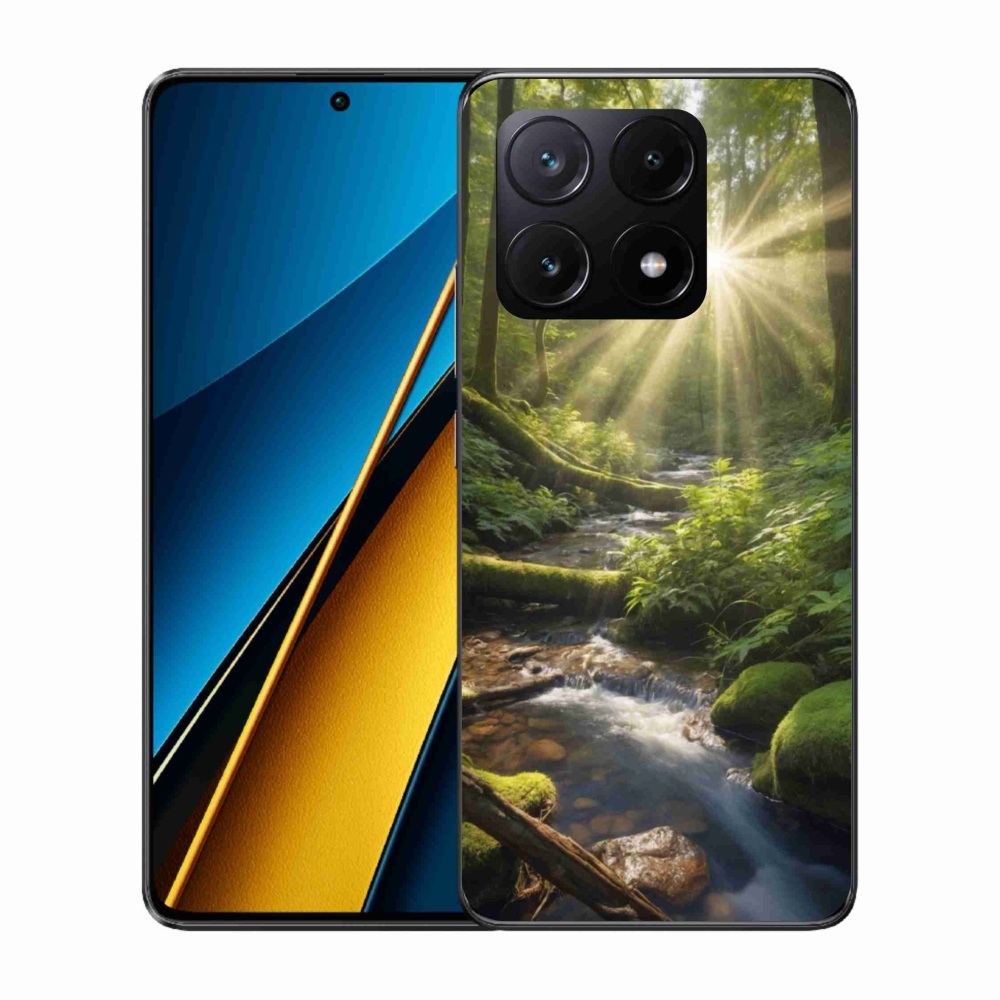 Gél borítás mmCase a Xiaomi Poco X6 Pro 5G számára - az erdő mélysége