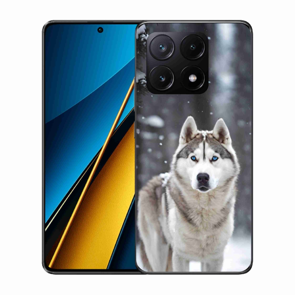 Gél borítás mmCase a Xiaomi Poco X6 Pro 5G-hez - husky 2
