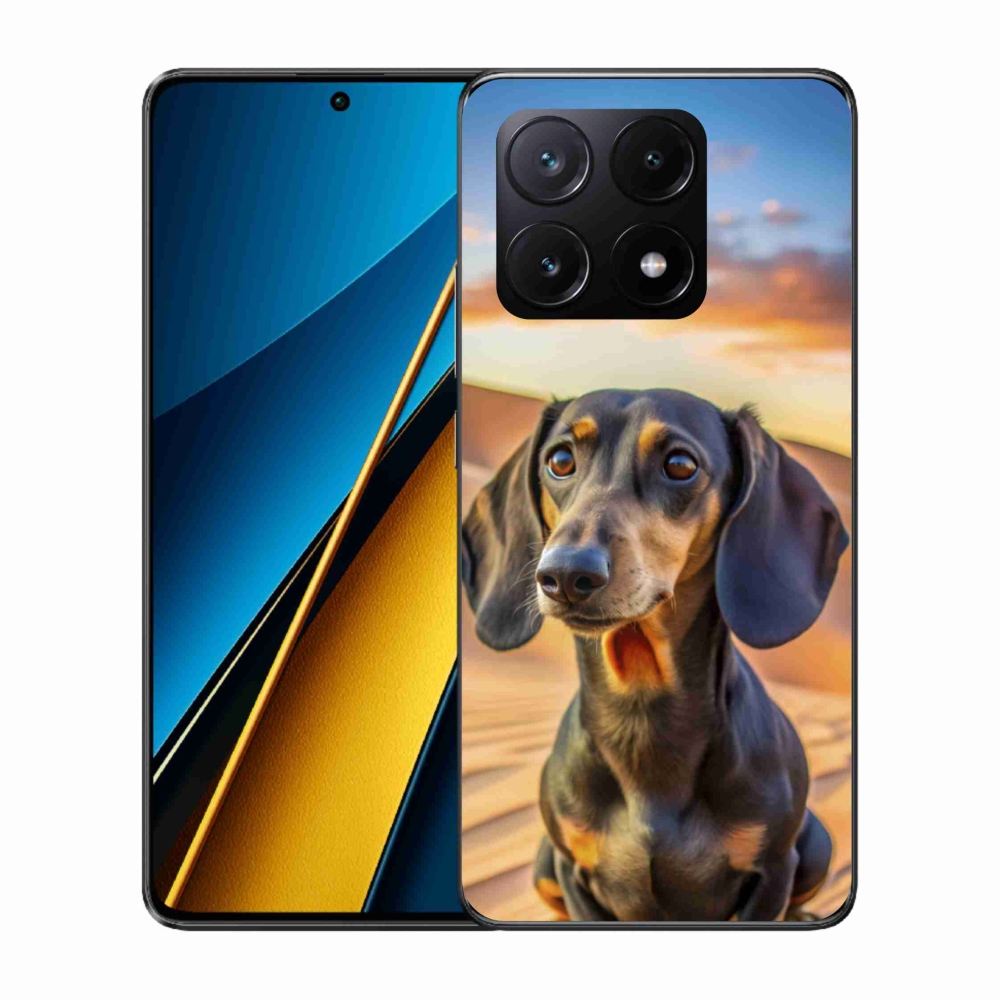 Gél borítás mmCase a Xiaomi Poco X6 Pro 5G-hez - tacskó 3