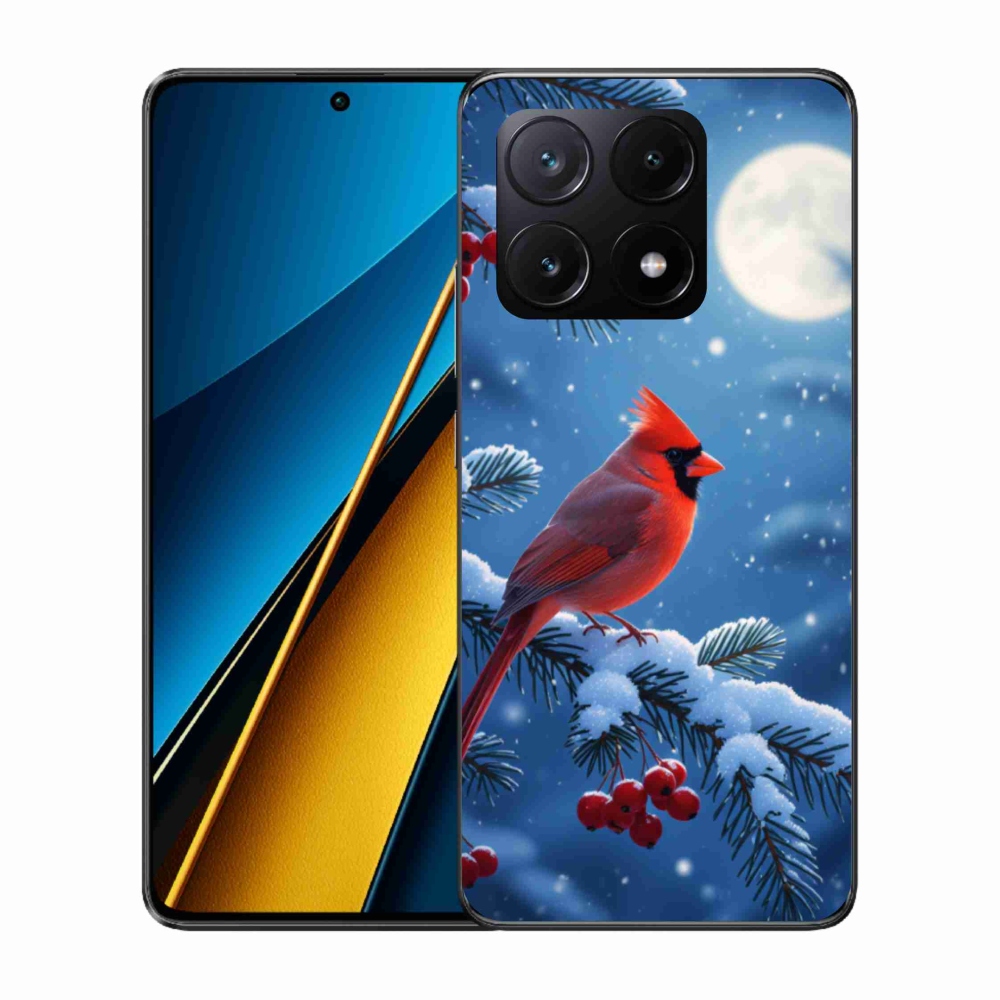 Gél borítás mmCase a Xiaomi Poco X6 Pro 5G számára - kardinálpiros színű