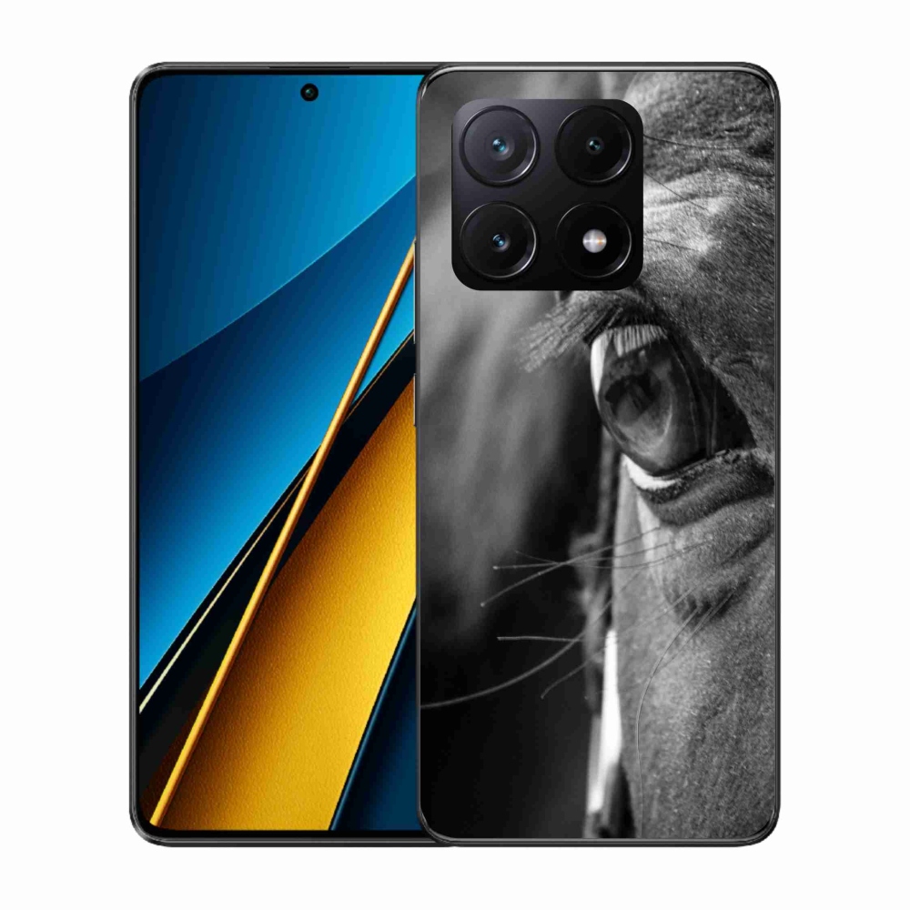Gél borítás mmCase a Xiaomi Poco X6 Pro 5G számára - ló nézet