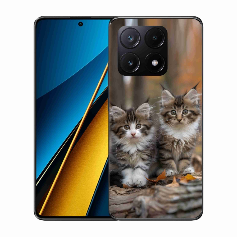 Gél borítás mmCase a Xiaomi Poco X6 Pro 5G számára - cat duo 3