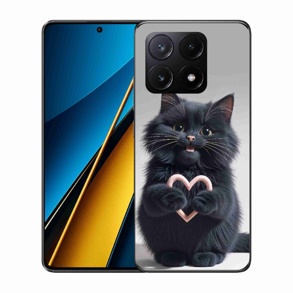 Gél borítás mmCase a Xiaomi Poco X6 Pro 5G számára - macskaszerelem 3