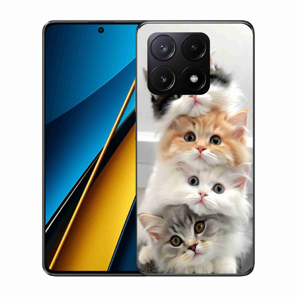 Gél borítás mmCase a Xiaomi Poco X6 Pro 5G-hez - macskacsokor