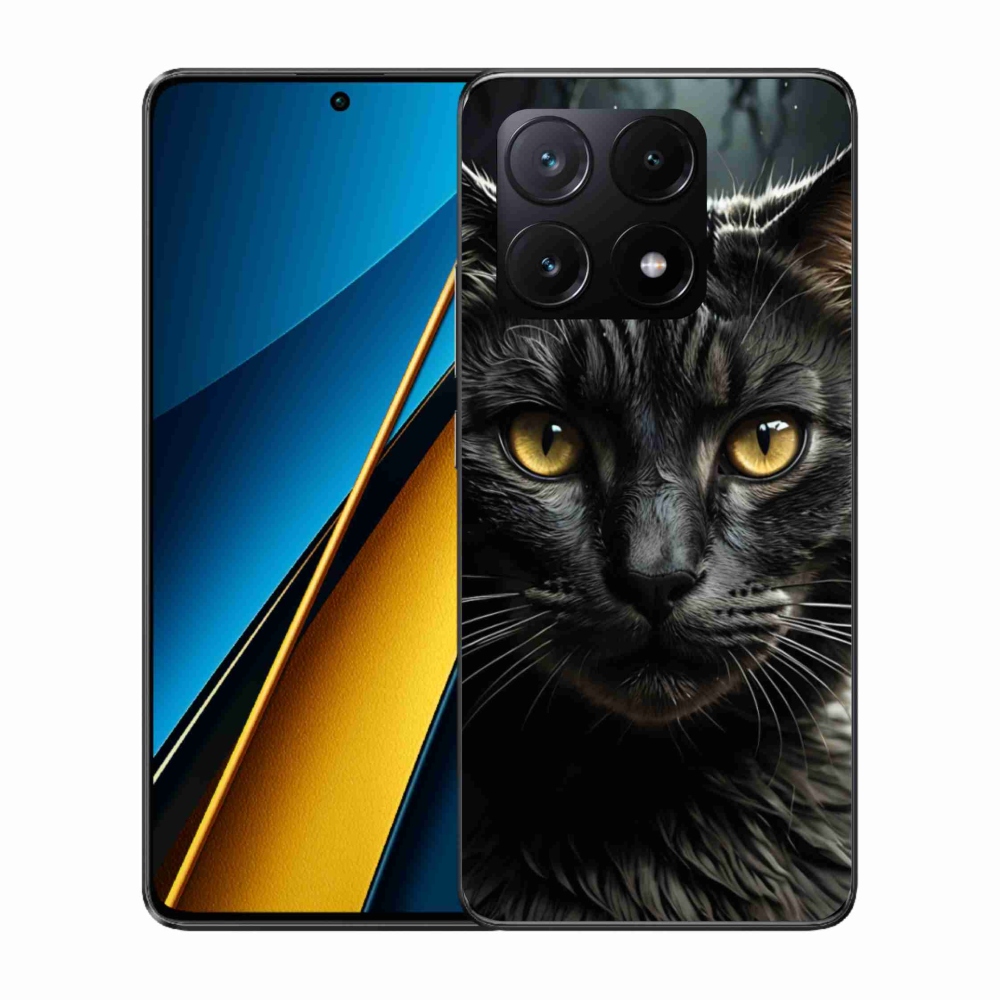 Gél borítás mmCase a Xiaomi Poco X6 Pro 5G-hez - macskaszem 3