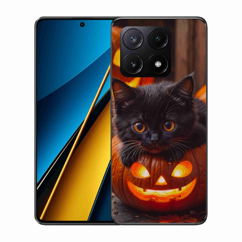 Gél borítás mmCase a Xiaomi Poco X6 Pro 5G számára - cica és tök