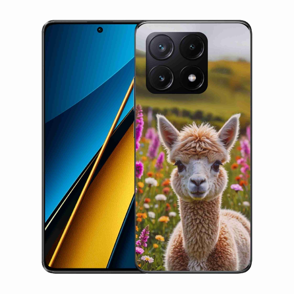 Gél borítás mmCase a Xiaomi Poco X6 Pro 5G számára - láma a réten