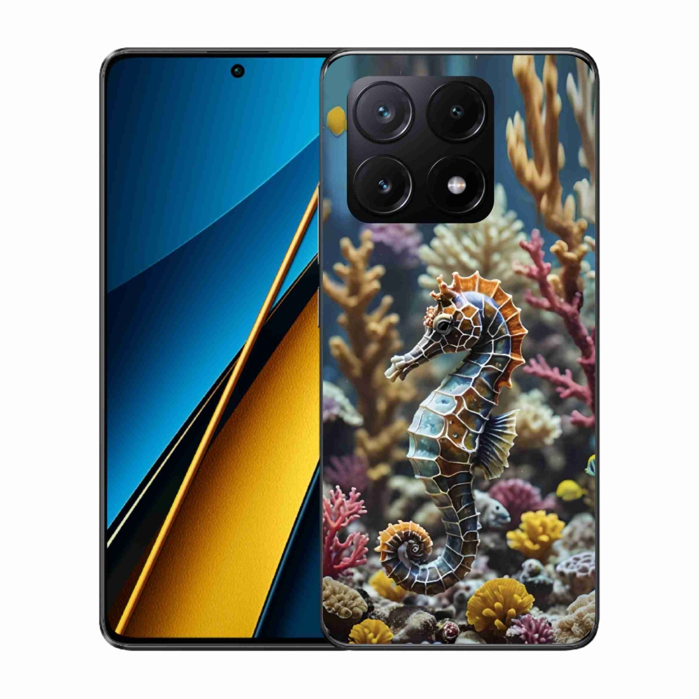Gél borítás mmCase a Xiaomi Poco X6 Pro 5G számára - csikóhal 2