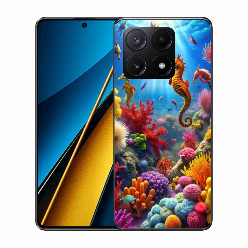 Gél borítás mmCase a Xiaomi Poco X6 Pro 5G számára - Sea World 3