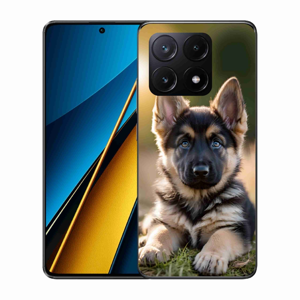 Gél borítás mmCase a Xiaomi Poco X6 Pro 5G számára - Német juhászkutya a természetben