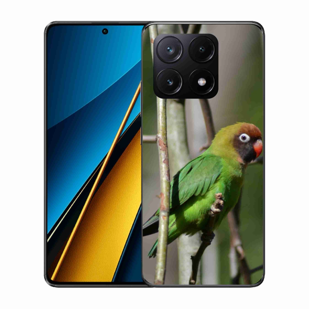 Gél borítás mmCase a Xiaomi Poco X6 Pro 5G-hez - papagáj agaPronis