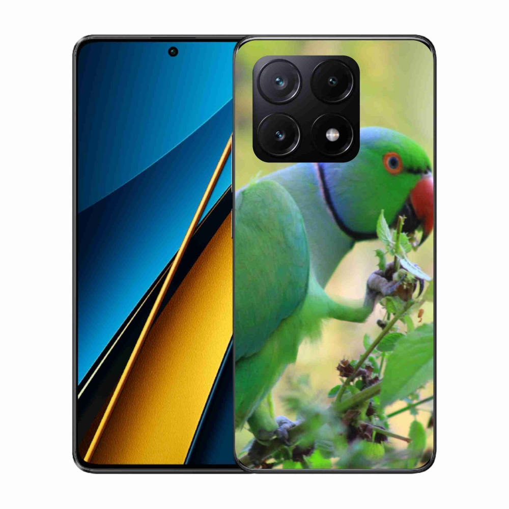Gél borítás mmCase a Xiaomi Poco X6 Pro 5G számára - parrot alexandr