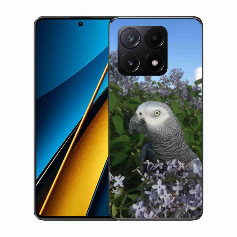 Gél borítás mmCase a Xiaomi Poco X6 Pro 5G számára - papagáj jacco