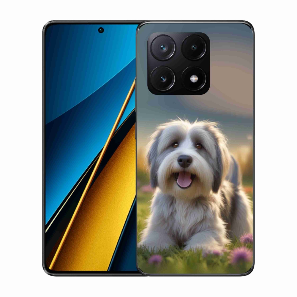 Gél borítás mmCase a Xiaomi Poco X6 Pro 5G számára - aranyos havannai kutya