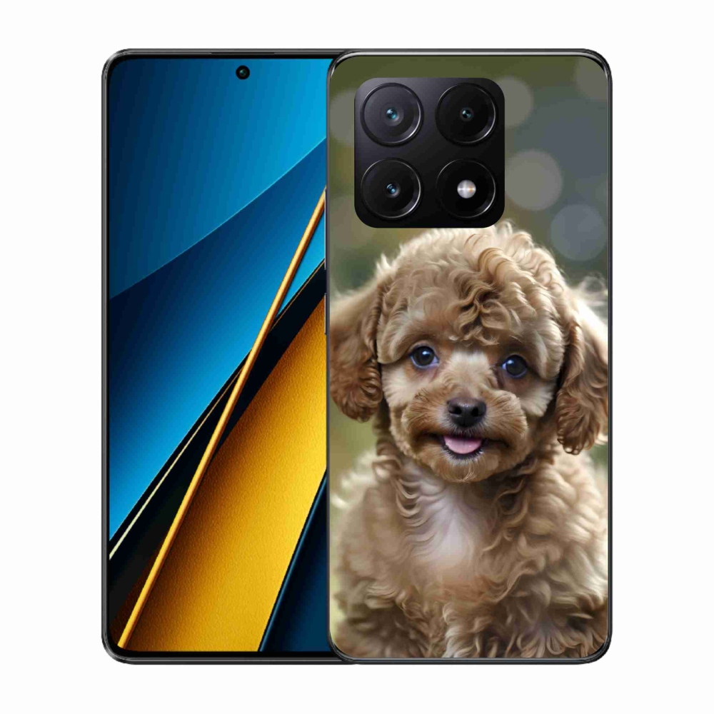 Gél borítás mmCase a Xiaomi Poco X6 Pro 5G számára - aranyos uszkár