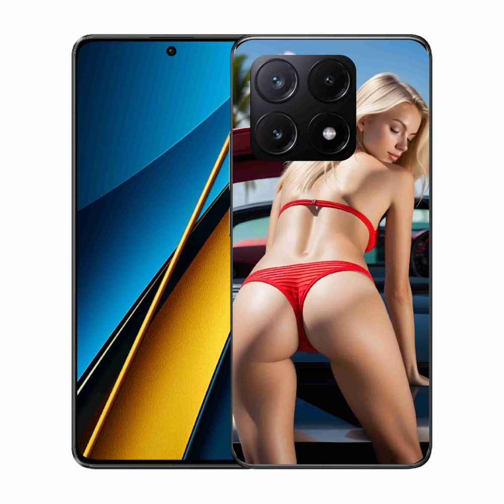 Gél borítás mmCase a Xiaomi Poco X6 Pro 5G-hez - szexi nő 2