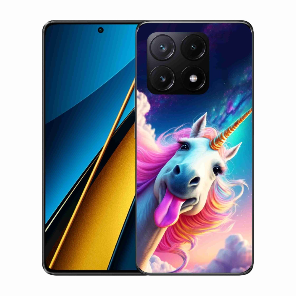 Gél borítás mmCase a Xiaomi Poco X6 Pro 5G számára - őrült egyszarvú