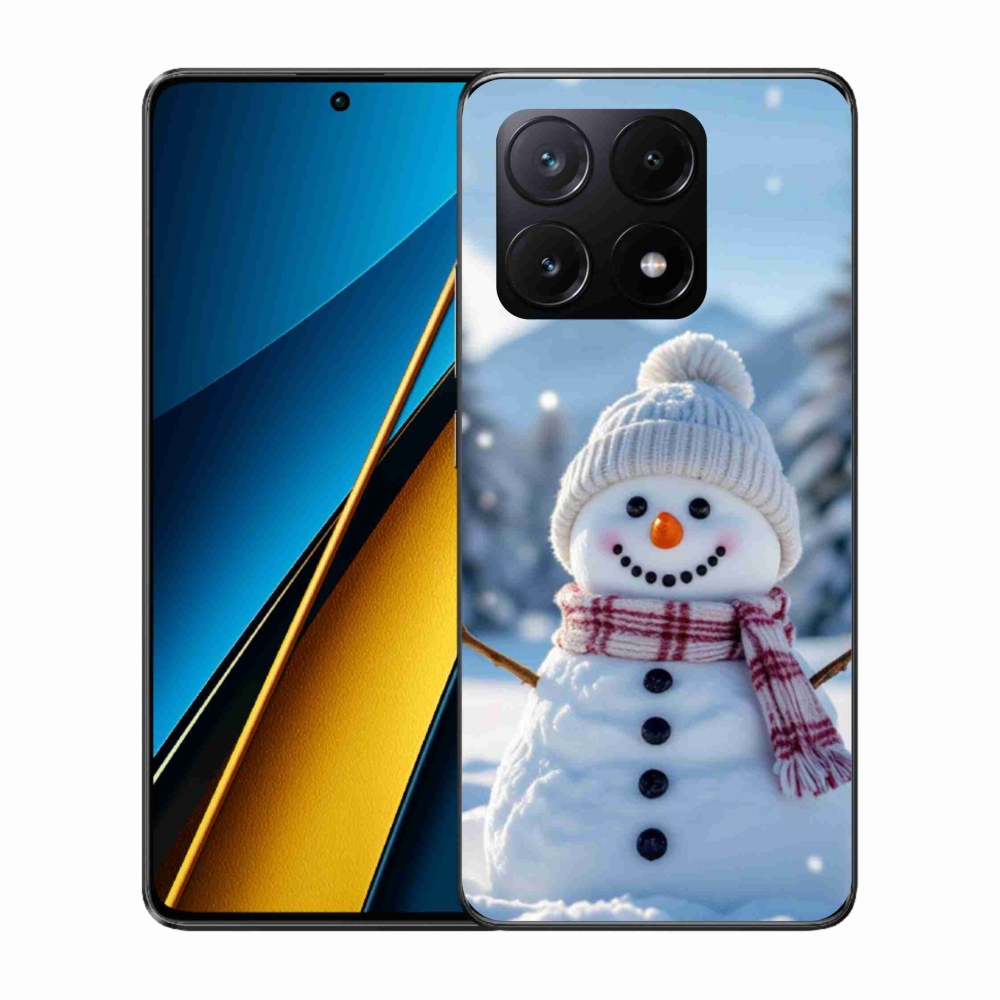 Gél borítás mmCase a Xiaomi Poco X6 Pro 5G-hez - hóember 3
