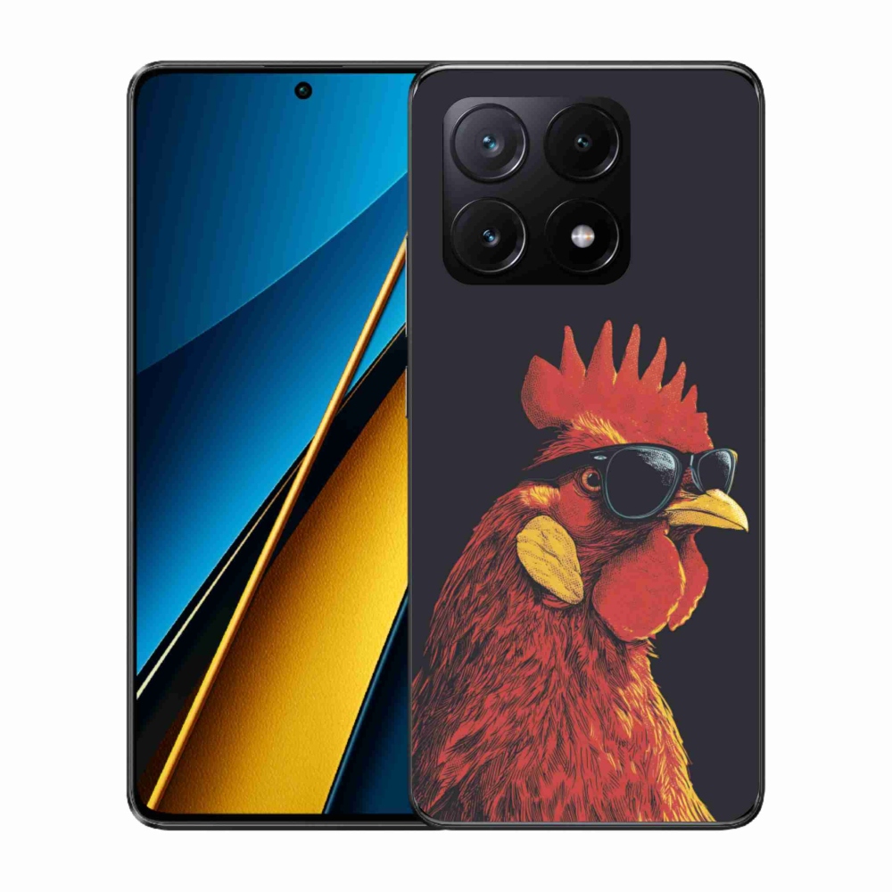 Gél borítás mmCase a Xiaomi Poco X6 Pro 5G számára - stílusos kakas