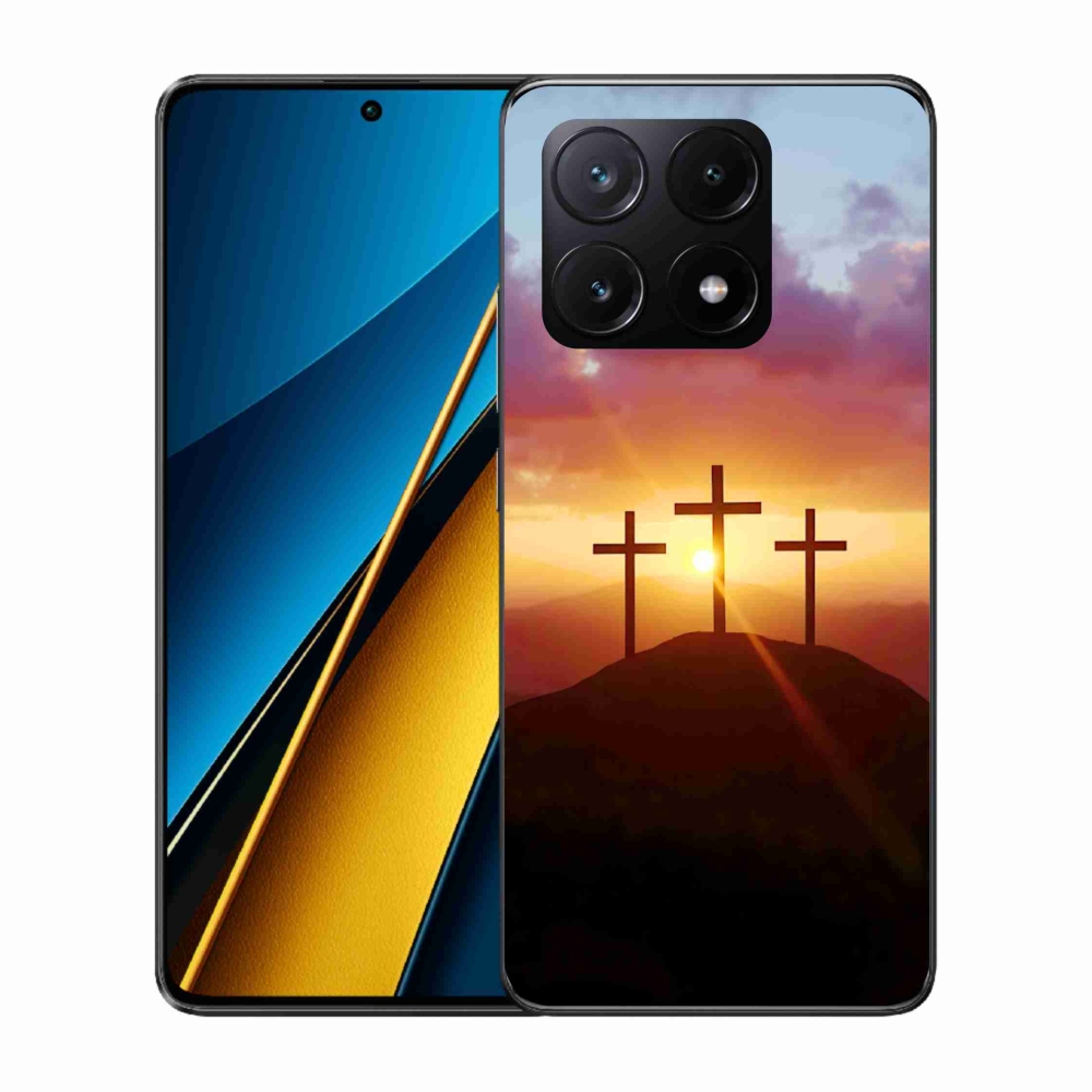 Gél borítás mmCase a Xiaomi Poco X6 Pro 5G-hez - három kereszt