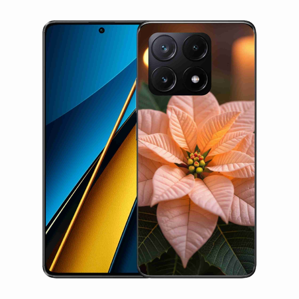 Gél borítás mmCase a Xiaomi Poco X6 Pro 5G számára - karácsonyi csillag