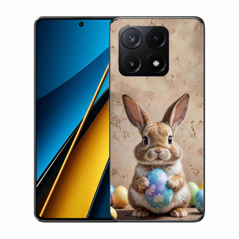 Gél borítás mmCase a Xiaomi Poco X6 Pro 5G számára - Húsvéti nyuszi