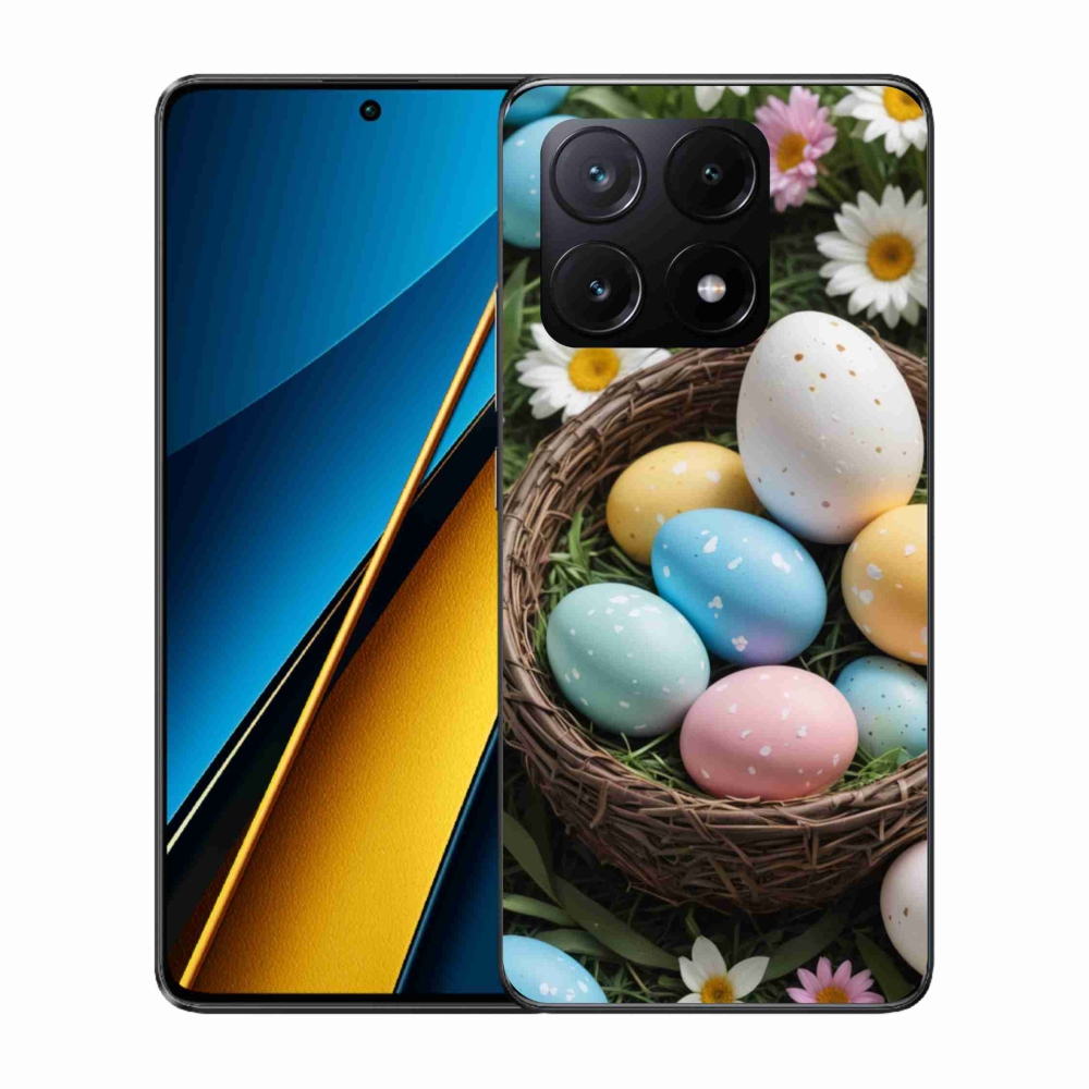 Gél borítás mmCase a Xiaomi Poco X6 Pro 5G számára - Húsvéti tojás 2