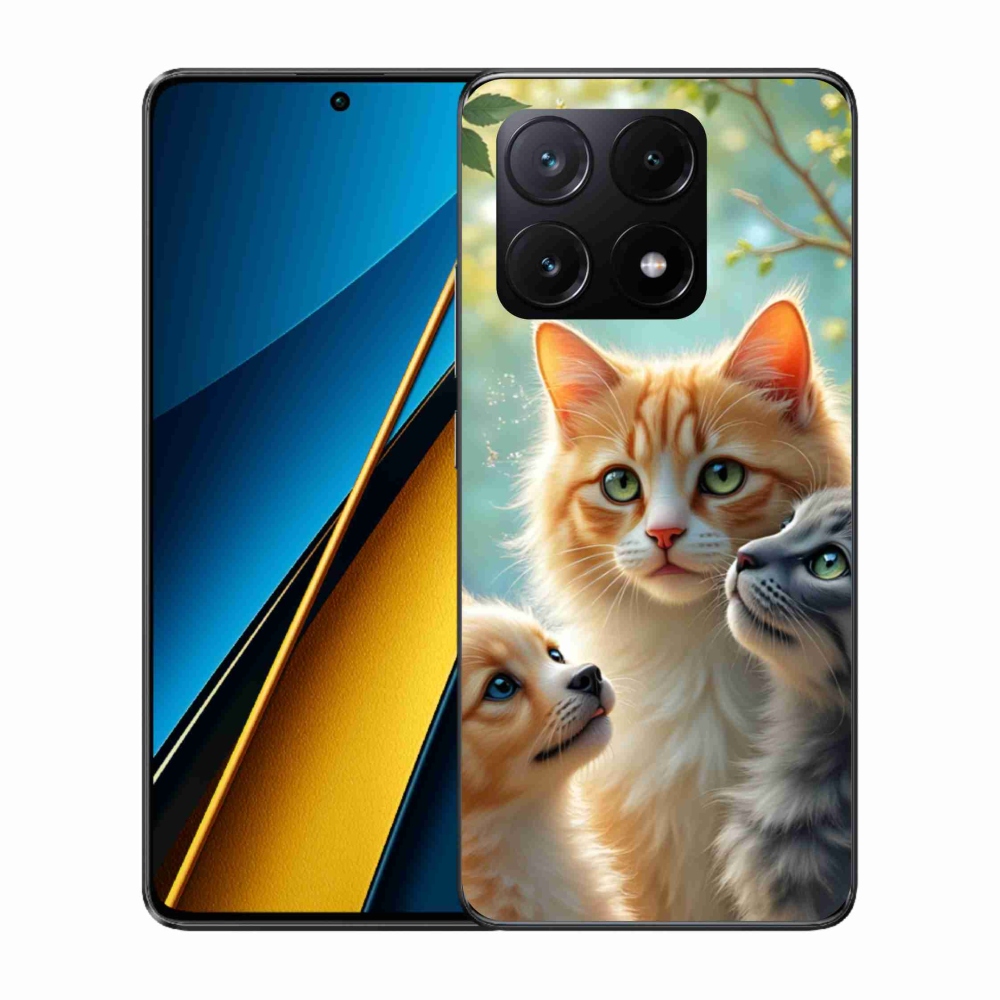Gél borítás mmCase a Xiaomi Poco X6 Pro 5G számára - állati barátság 2