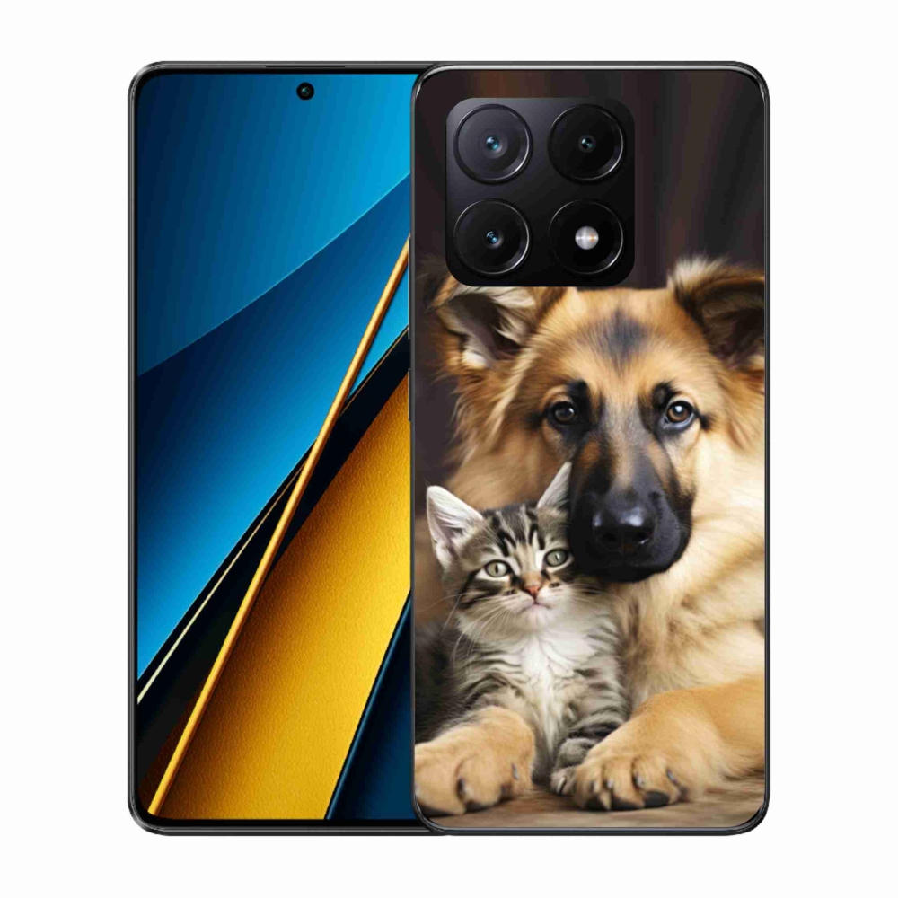 Gél borítás mmCase a Xiaomi Poco X6 Pro 5G számára - állatbarátság