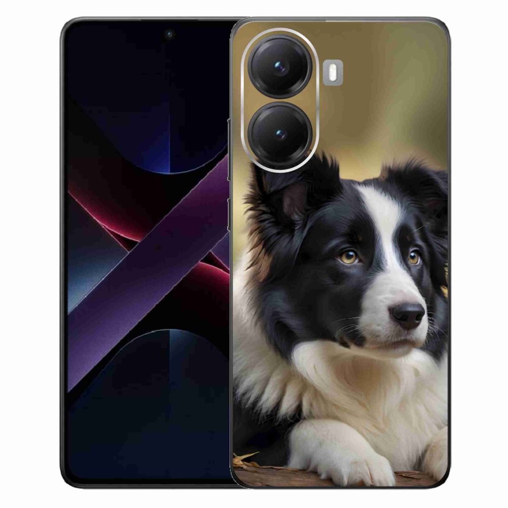 Gél borító mmCase a Xiaomi Poco X7 Pro 5G számára - border colie 2