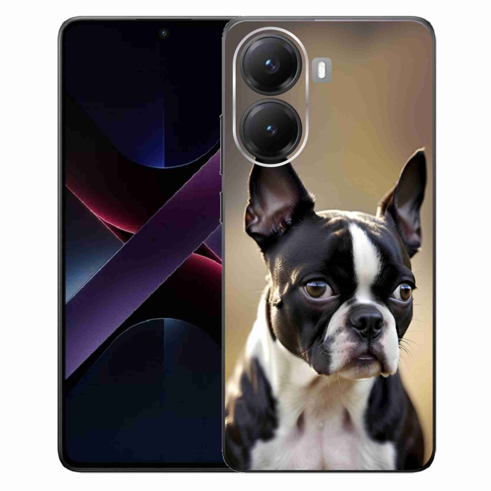 Gél borítás mmCase a Xiaomi Poco X7 Pro 5G számára - Boston Terrier
