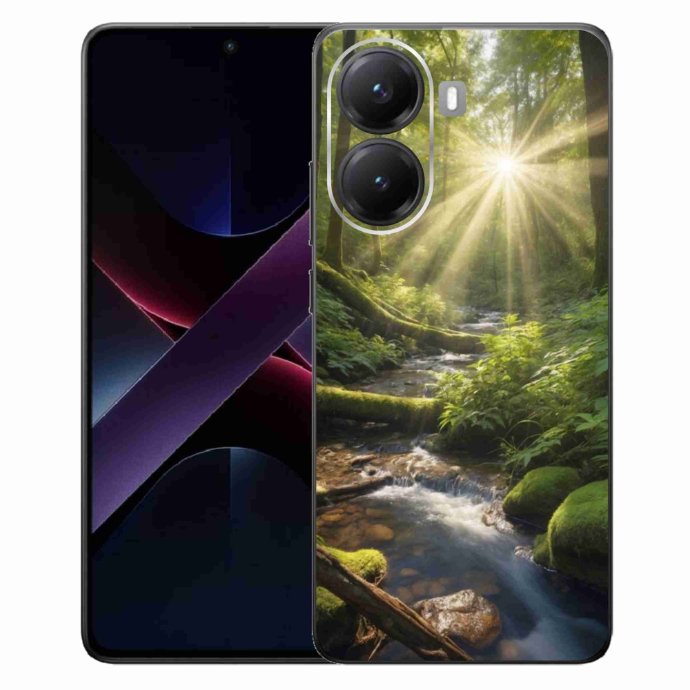 Gél borítás mmCase a Xiaomi Poco X7 Pro 5G számára - az erdő mélysége