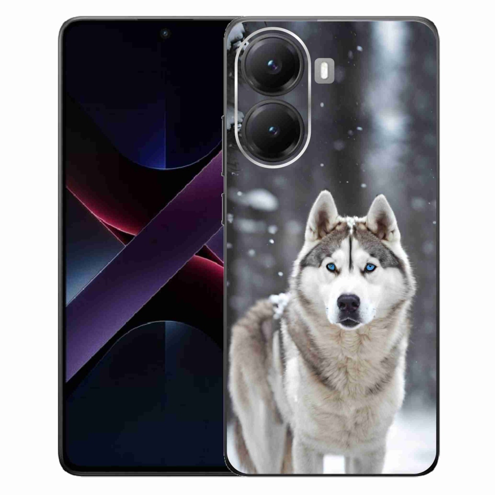 Gél borítás mmCase a Xiaomi Poco X7 Pro 5G-hez - husky 2