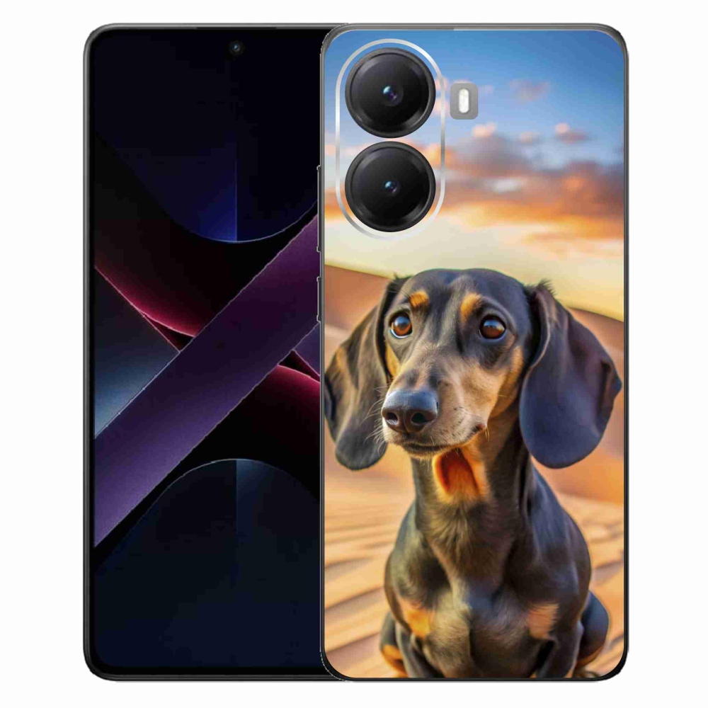 Gél borítás mmCase a Xiaomi Poco X7 Pro 5G-hez - tacskó 3
