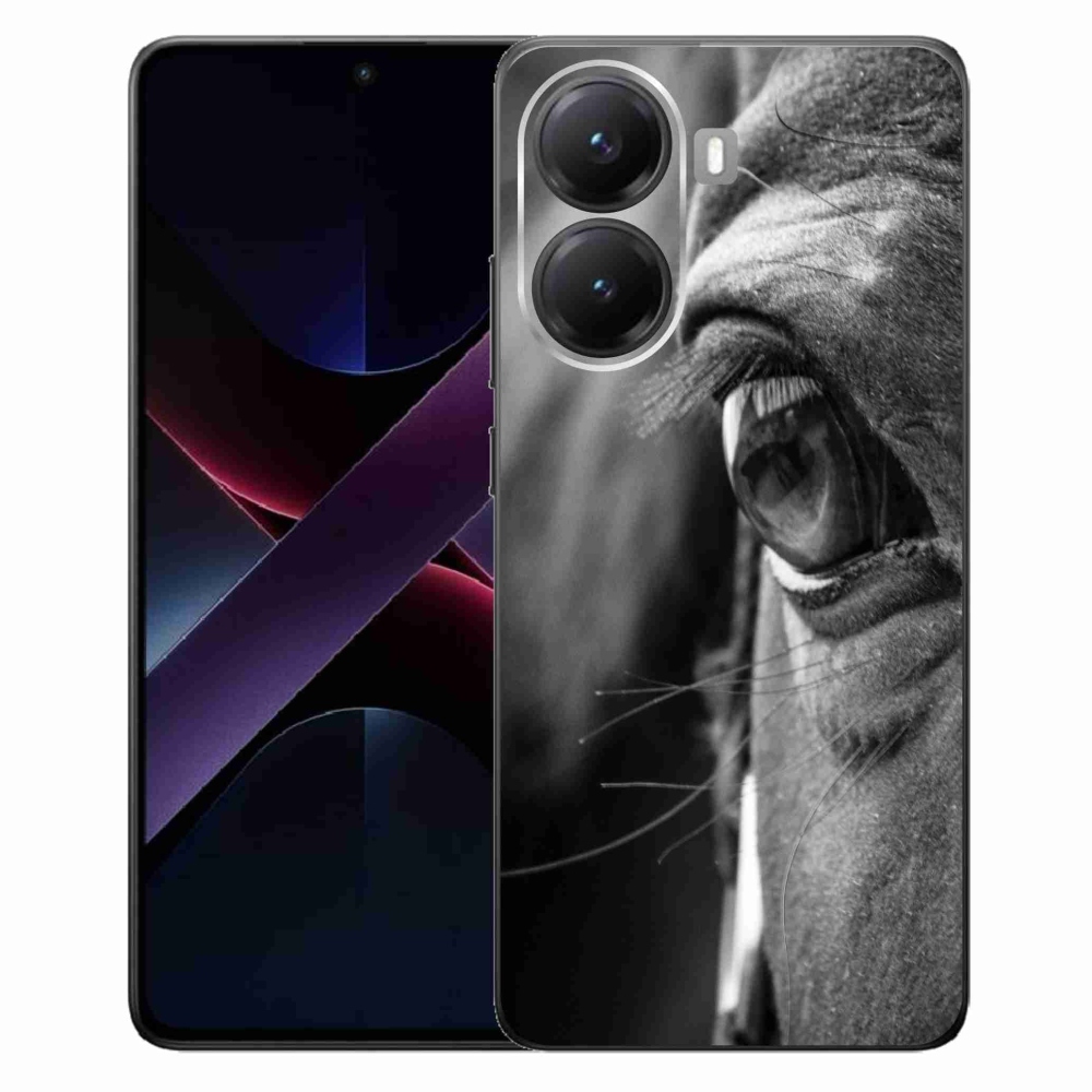 Gél borítás mmCase a Xiaomi Poco X7 Pro 5G számára - ló nézet