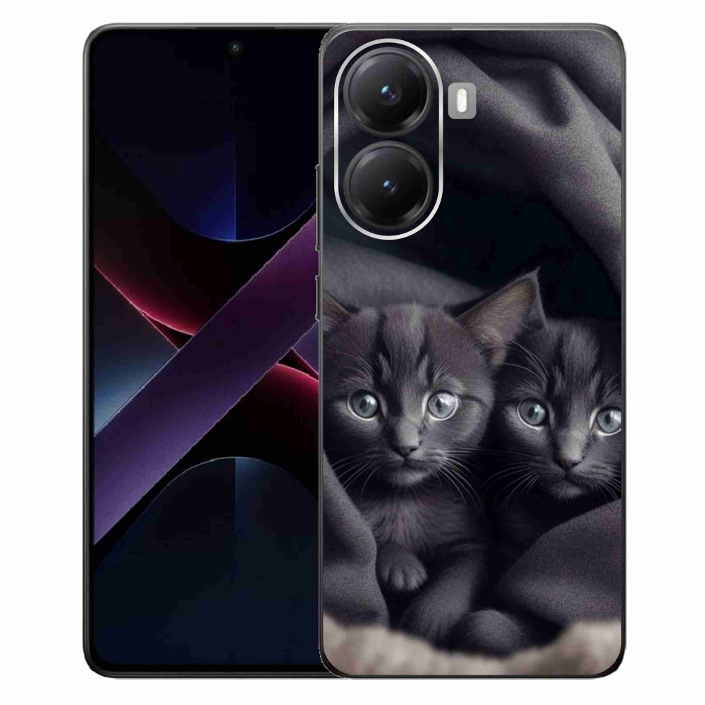 Gél borítás mmCase a Xiaomi Poco X7 Pro 5G-hez - cat duo