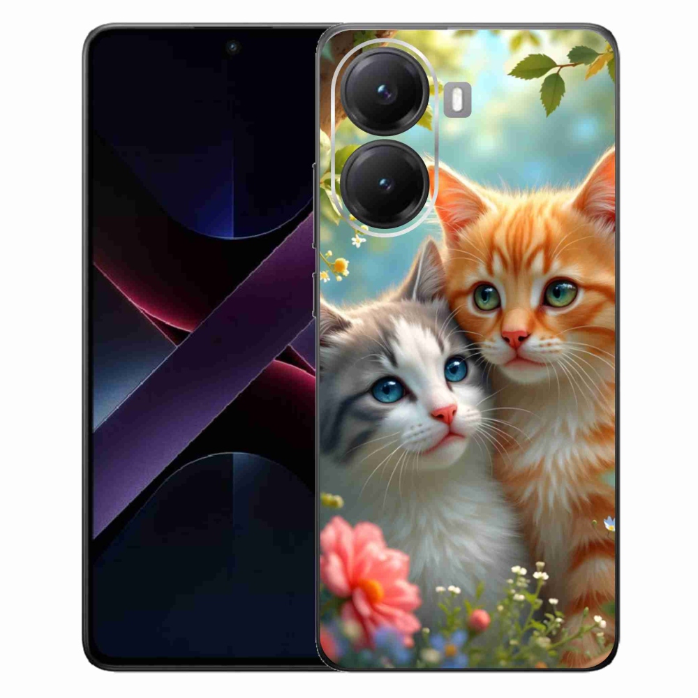 Gél borítás mmCase a Xiaomi Poco X7 Pro 5G-hez - macskaszerelem 2