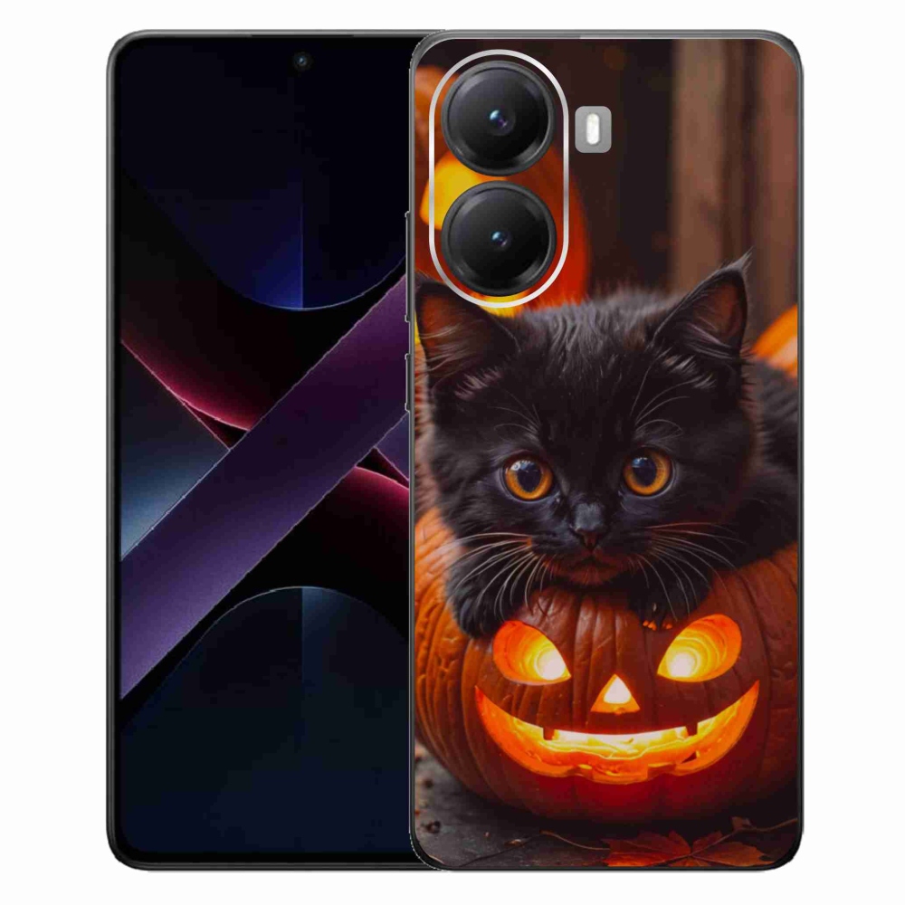 Gél borító mmCase a Xiaomi Poco X7 Pro 5G számára - cica és tök