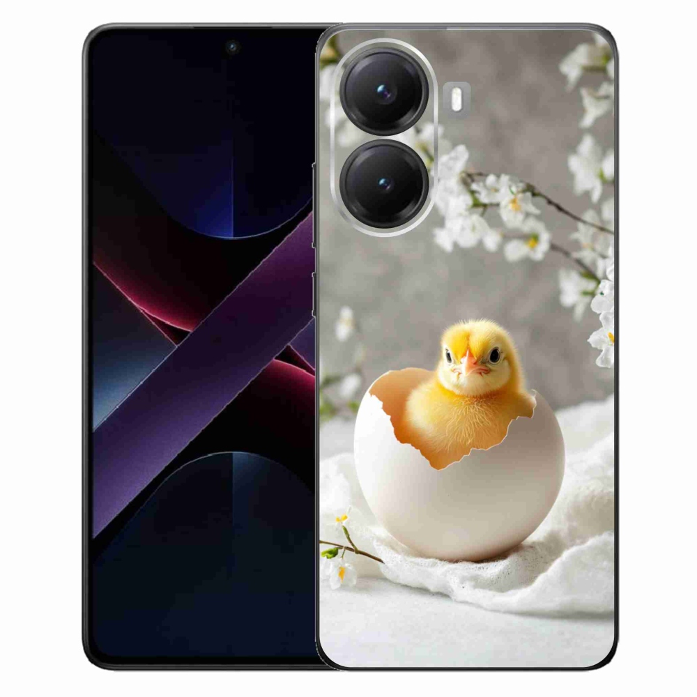 Gél borítás mmCase a Xiaomi Poco X7 Pro 5G számára - csirke