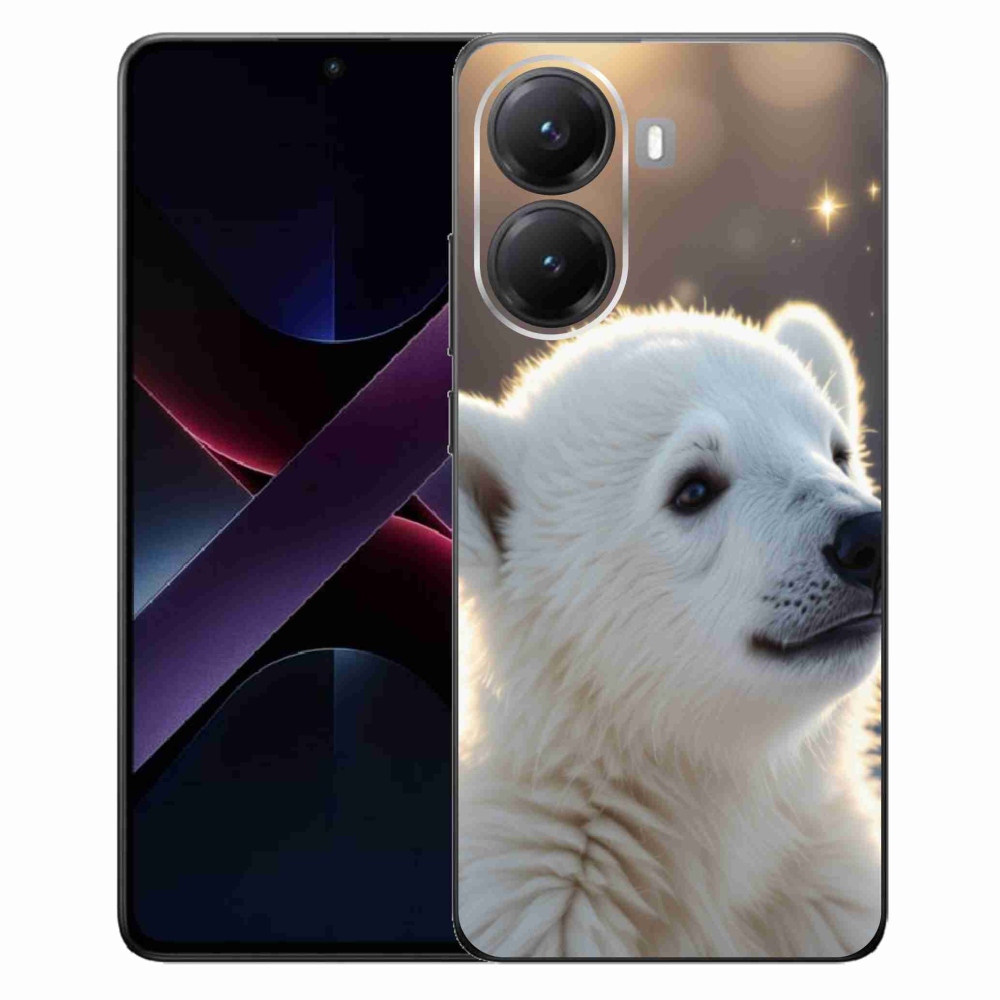 Gél borítás mmCase a Xiaomi Poco X7 Pro 5G számára - jegesmedve