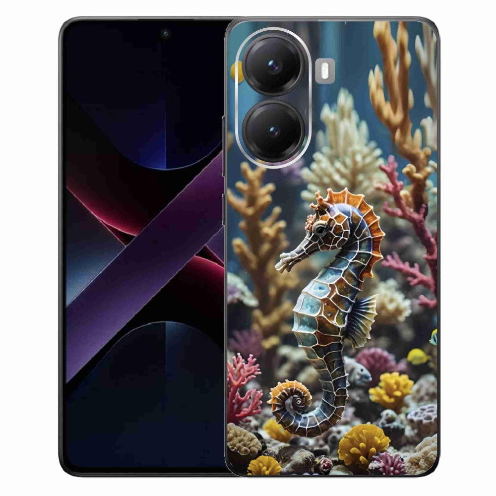 Gél borítás mmCase a Xiaomi Poco X7 Pro 5G számára - csikóhal 2